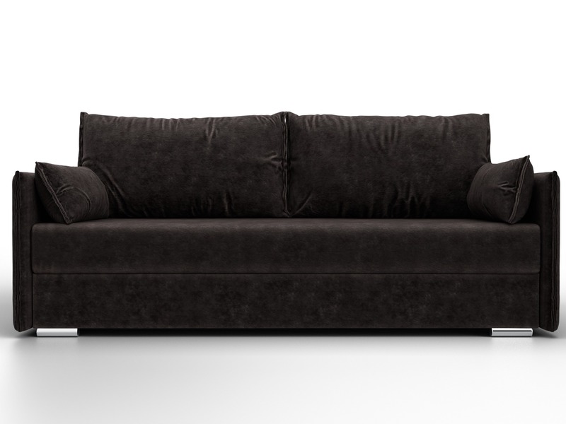 Диван прямой Сайгон, Велюр, BRUT 17 коричневый