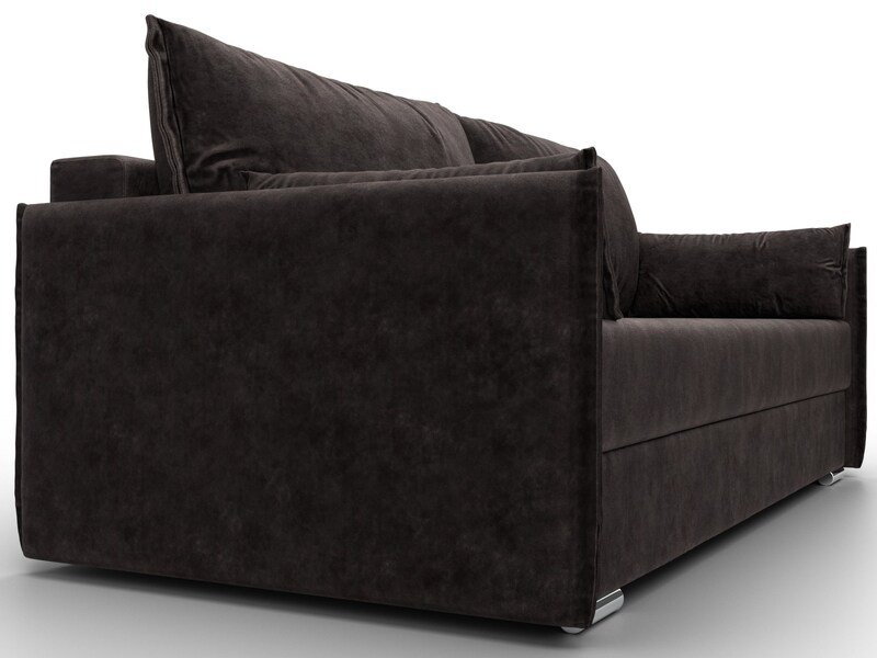 Диван прямой Сайгон, Велюр, BRUT 17 коричневый
