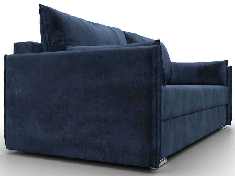 Диван прямой Сайгон, Велюр, TOWER 13 синий