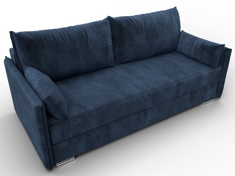 Диван прямой Сайгон, Велюр, TOWER 13 синий