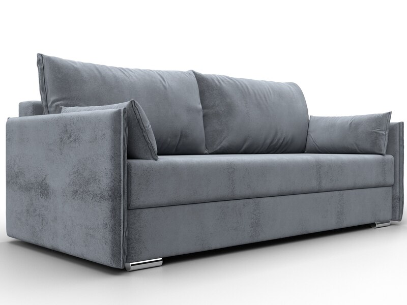 Диван прямой Сайгон, Велюр, TOWER 10 серый