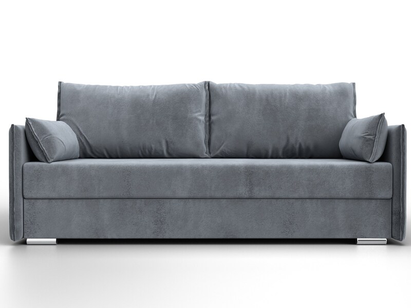 Диван прямой Сайгон, Велюр, TOWER 10 серый