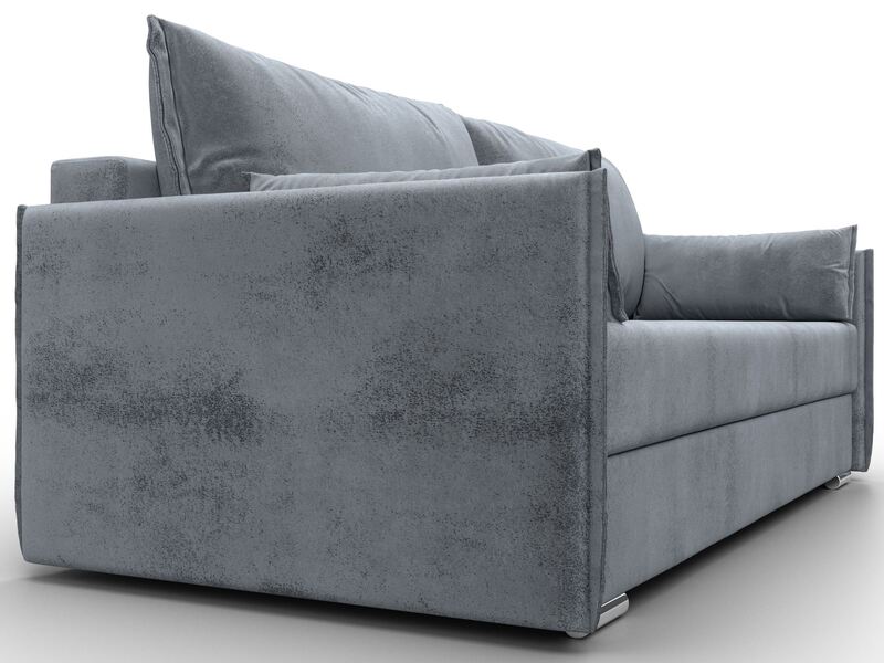 Диван прямой Сайгон, Велюр, TOWER 10 серый