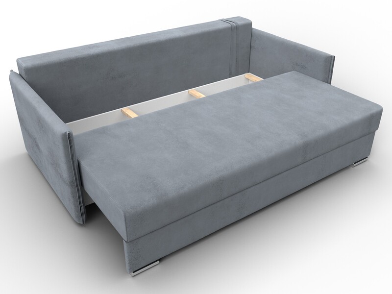 Диван прямой Сайгон, Велюр, TOWER 10 серый