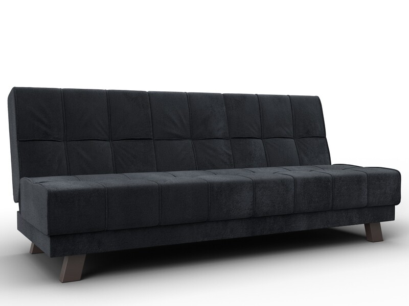 Диван прямой Винсент, Велюр, TOWER 11 темно-серый