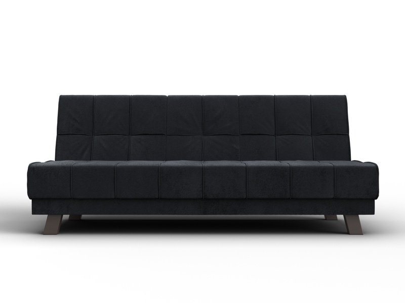 Диван прямой Винсент, Велюр, TOWER 11 темно-серый