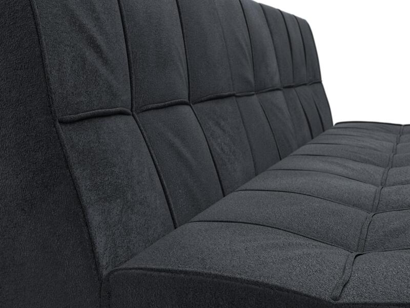 Диван прямой Винсент, Велюр, TOWER 11 темно-серый