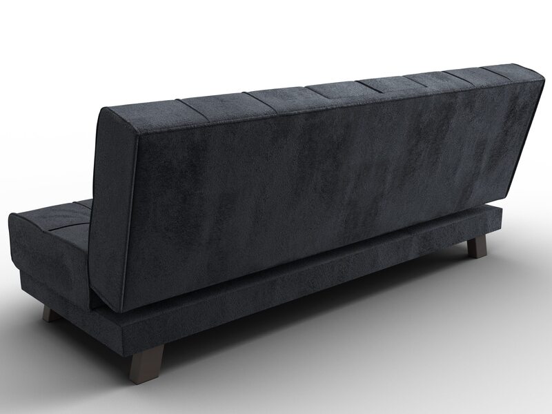 Диван прямой Винсент, Велюр, TOWER 11 темно-серый