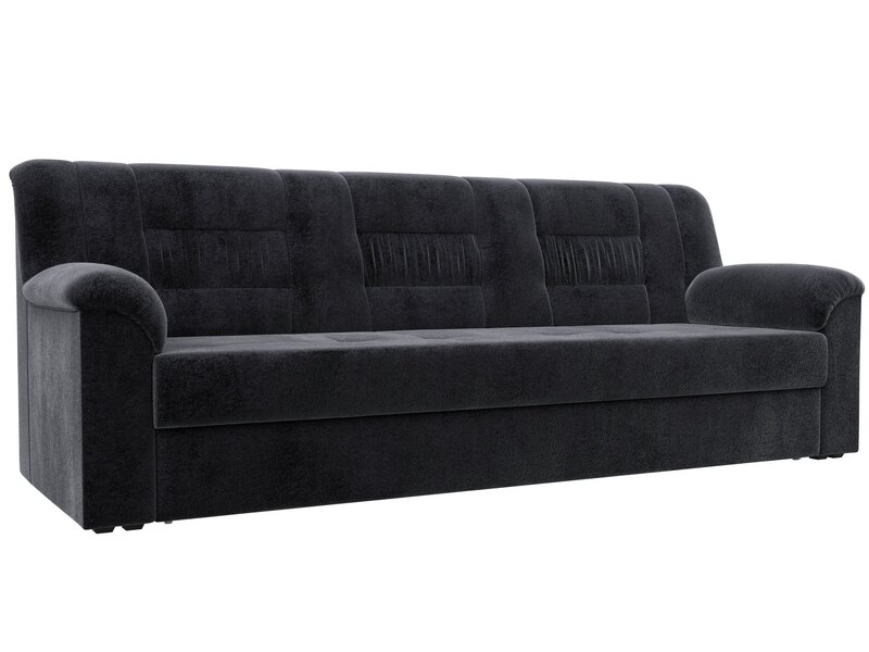Диван прямой Карелия, Велюр, TOWER 11 темно-серый