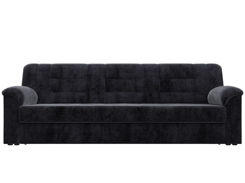 Диван прямой Карелия, Велюр, TOWER 11 темно-серый