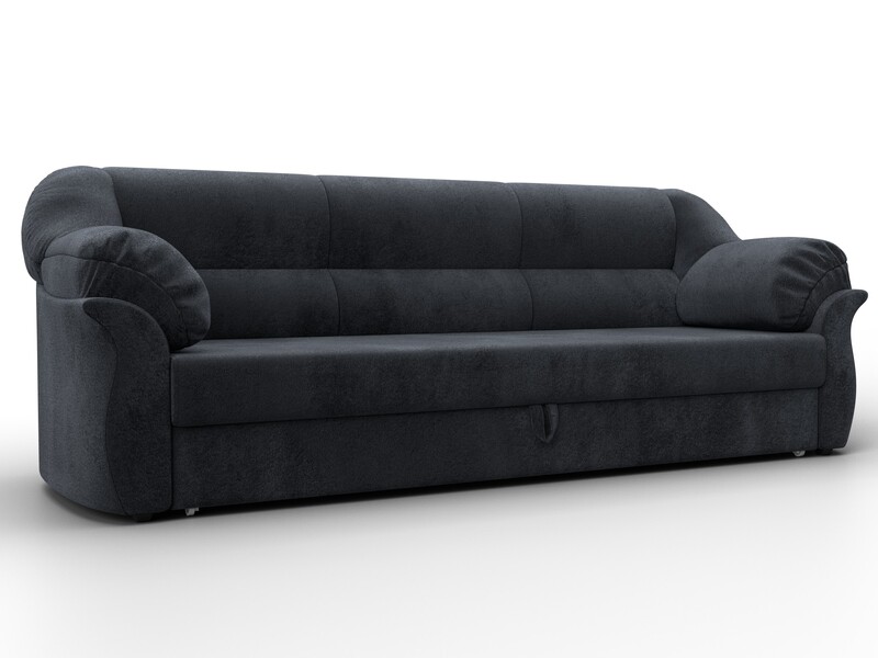 Диван прямой Карнелла, Велюр, TOWER 11 темно-серый