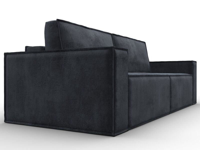 Диван прямой Куба, Велюр, TOWER 11 темно-серый