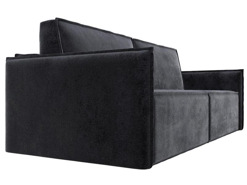 Диван прямой Либерти, Велюр, TOWER 11 темно-серый