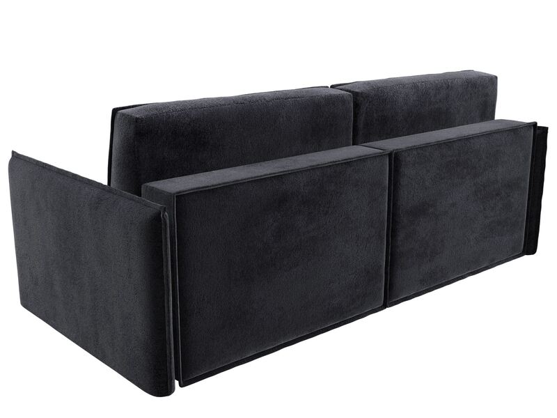 Диван прямой Либерти, Велюр, TOWER 11 темно-серый