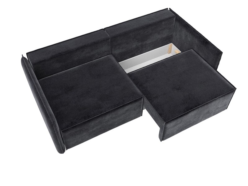 Диван прямой Либерти, Велюр, TOWER 11 темно-серый