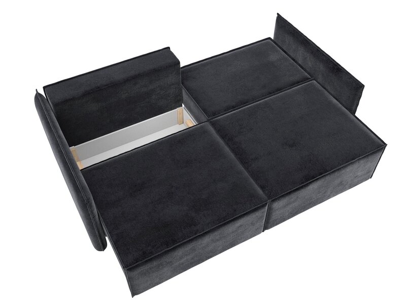 Диван прямой Либерти, Велюр, TOWER 11 темно-серый