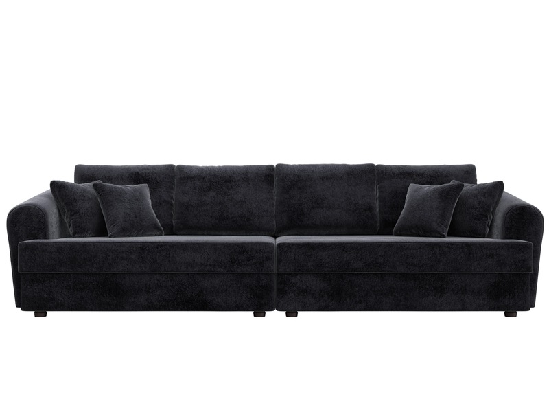 Диван прямой Милтон, Велюр, TOWER 11 темно-серый