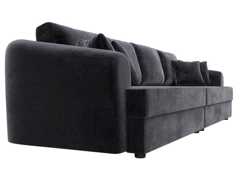 Диван прямой Милтон, Велюр, TOWER 11 темно-серый