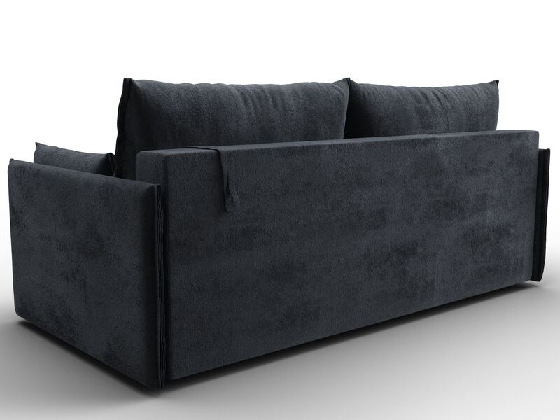 Диван прямой Сайгон, Велюр, TOWER 11 темно-серый