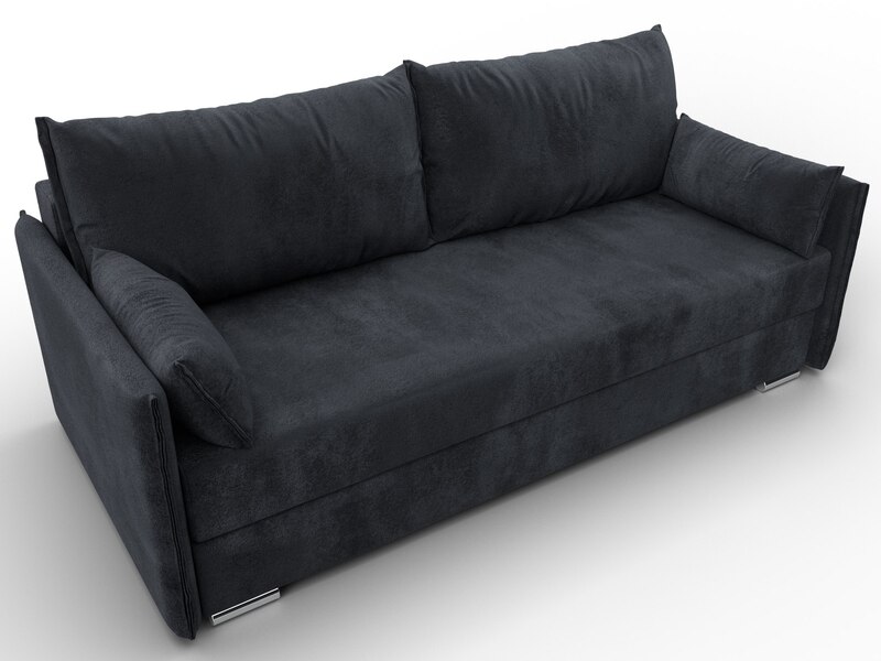 Диван прямой Сайгон, Велюр, TOWER 11 темно-серый