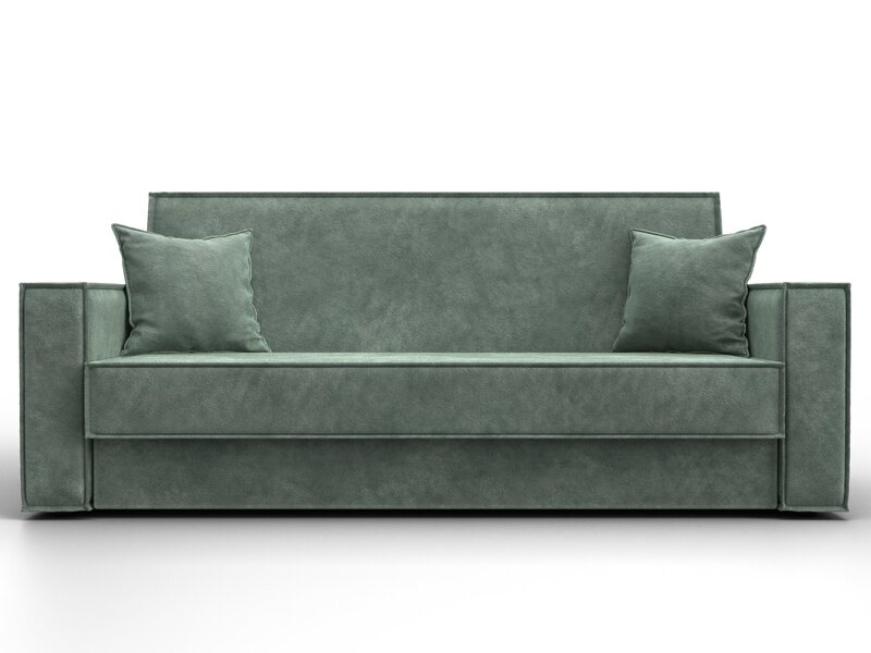 Диван-книжка Куба, Велюр, BRUT 08 зеленый