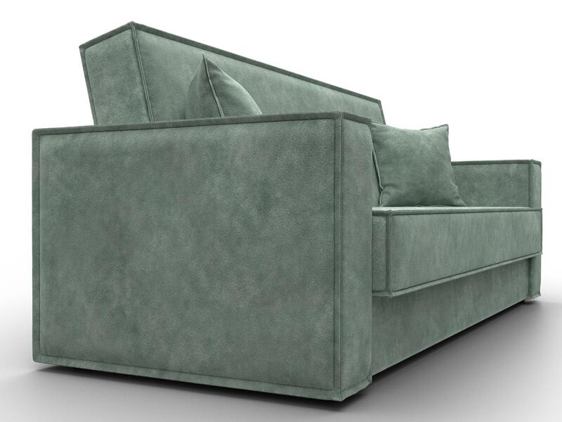 Диван-книжка Куба, Велюр, BRUT 08 зеленый