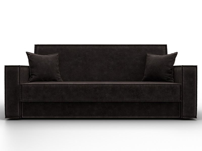 Диван-книжка Куба, Велюр, BRUT 17 коричневый