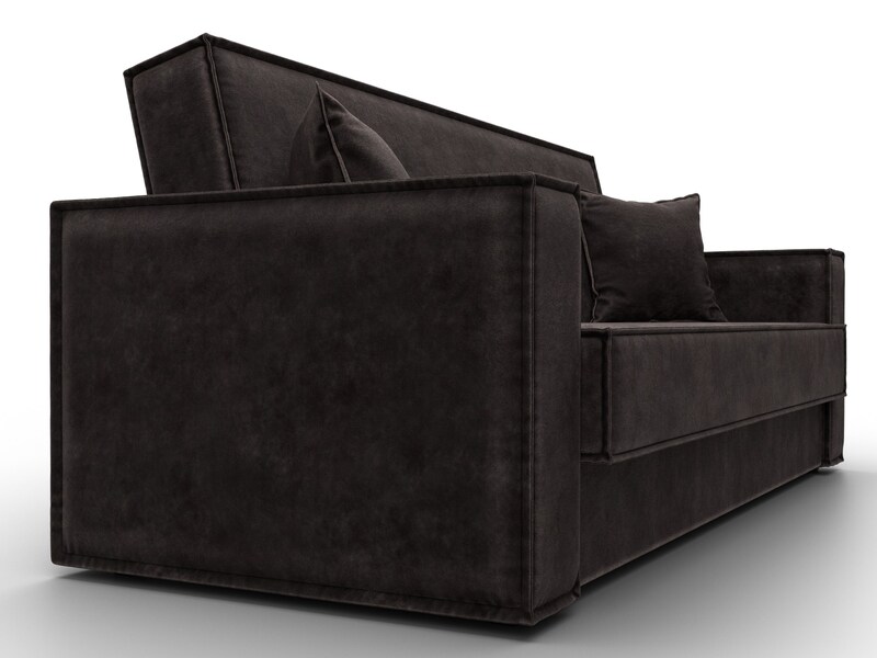 Диван-книжка Куба, Велюр, BRUT 17 коричневый