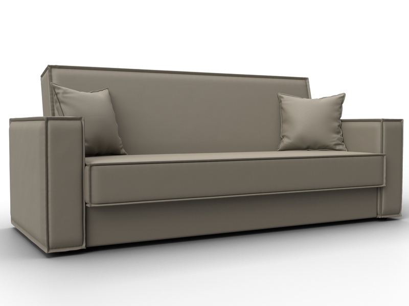 Диван-книжка Куба, Экокожа, GRIFON 04 бежевый