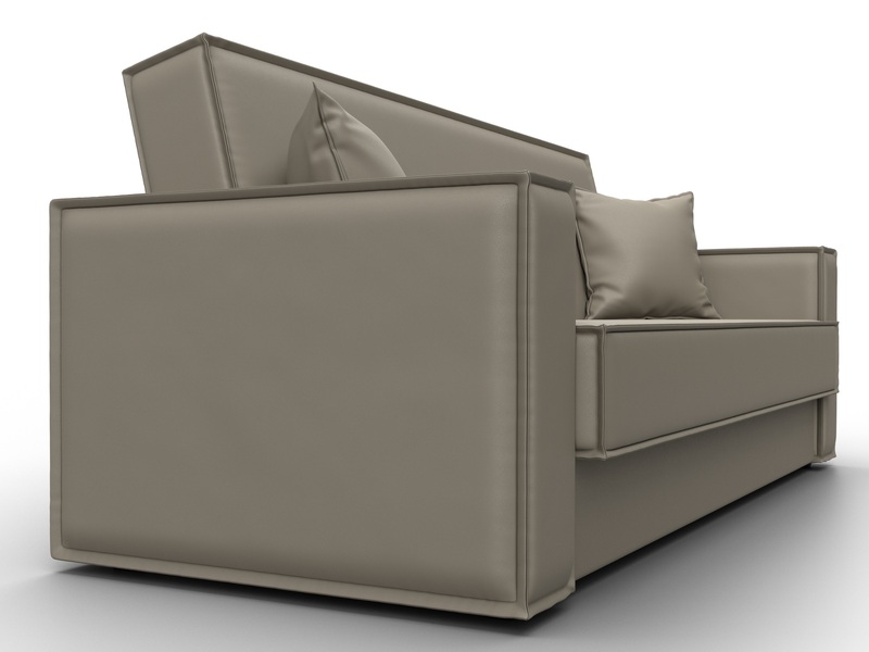 Диван-книжка Куба, Экокожа, GRIFON 04 бежевый