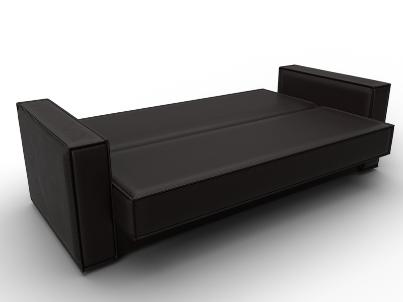 Диван-книжка Куба, Экокожа, GRIFON 12 коричневый