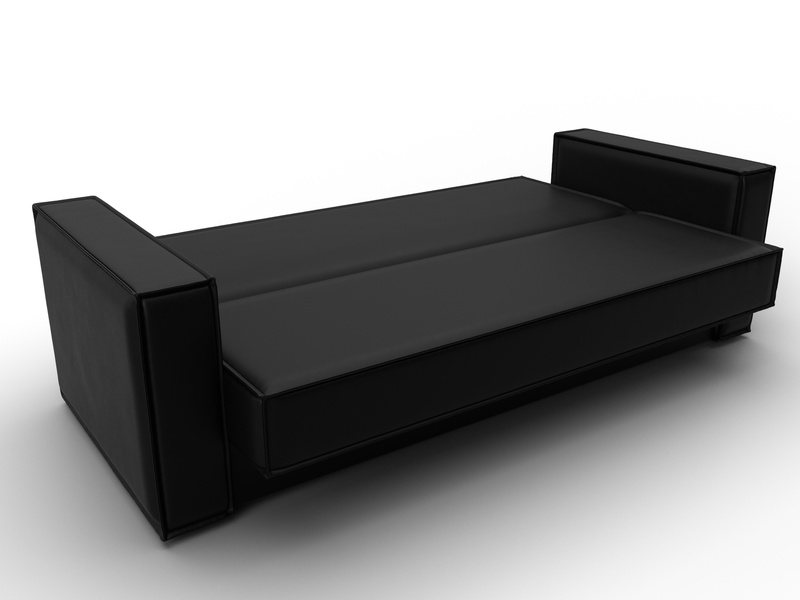 Диван-книжка Куба, Экокожа, GRIFON 18 черный