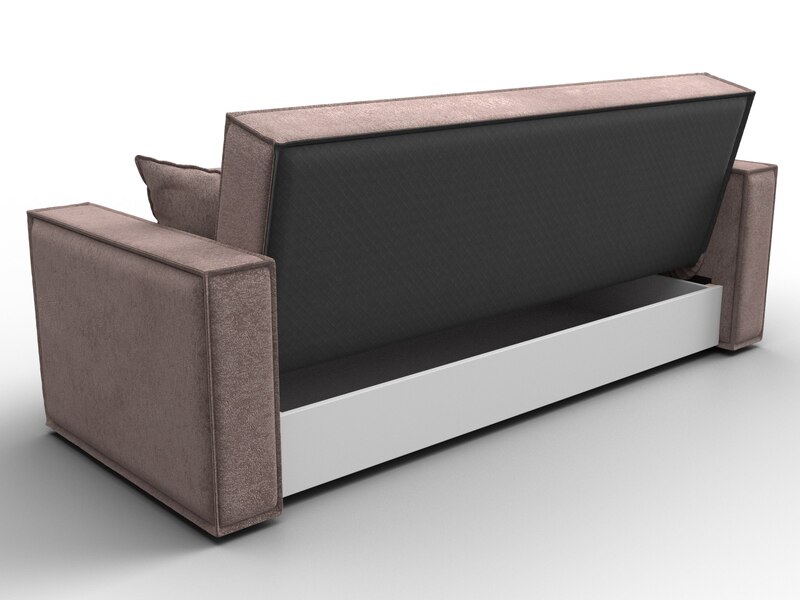 Диван-книжка Куба, Велюр, TOWER 05 бежевый