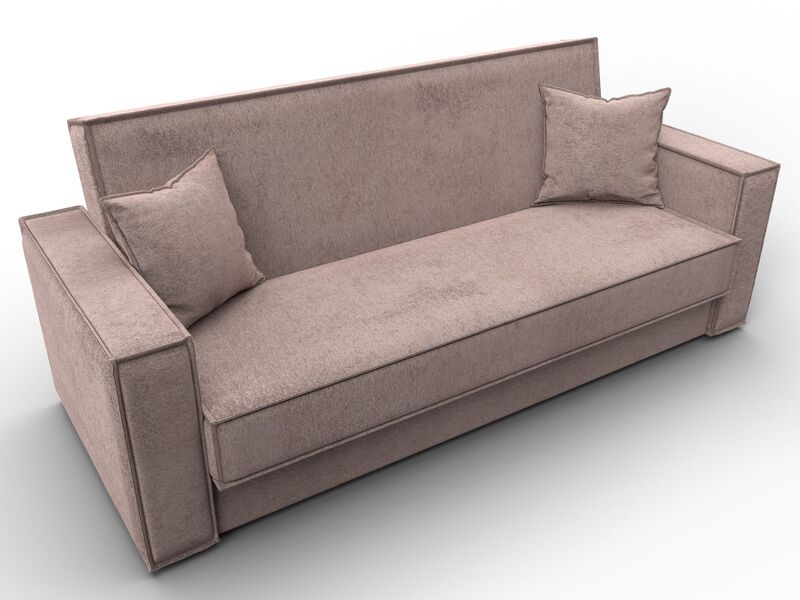 Диван-книжка Куба, Велюр, TOWER 05 бежевый