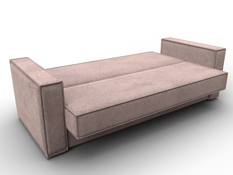 Диван-книжка Куба, Велюр, TOWER 05 бежевый