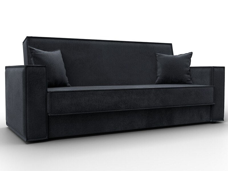 Диван-книжка Куба, Велюр, TOWER 11 темно-серый