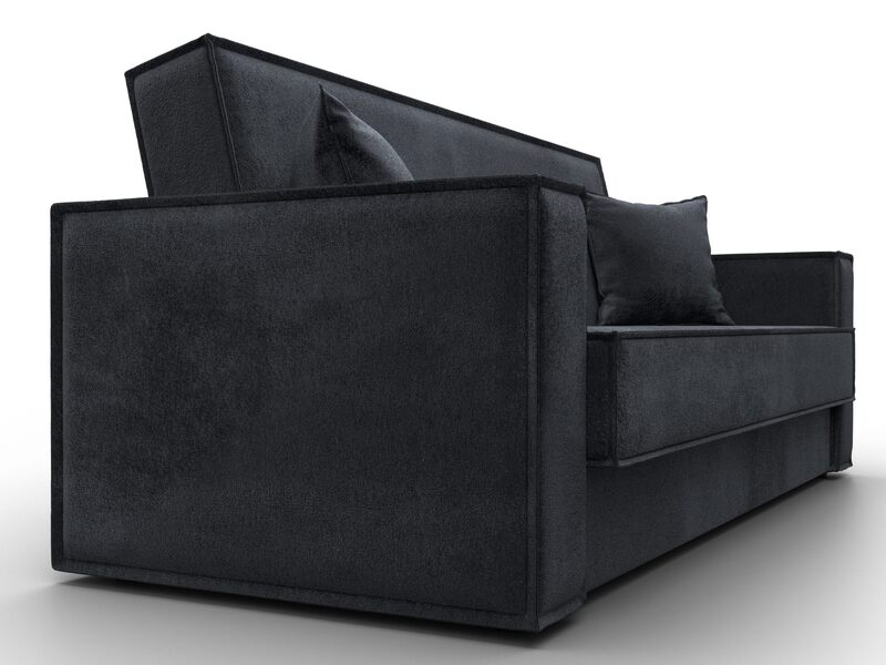 Диван-книжка Куба, Велюр, TOWER 11 темно-серый