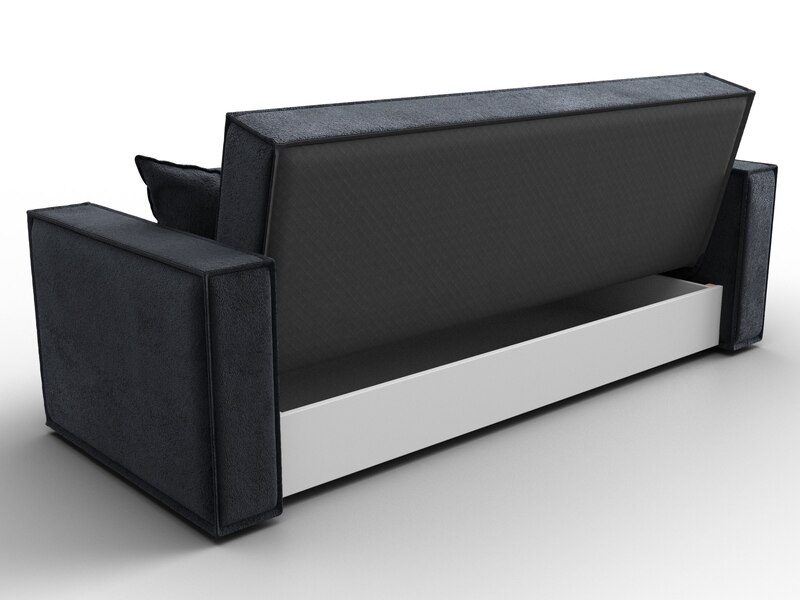 Диван-книжка Куба, Велюр, TOWER 11 темно-серый