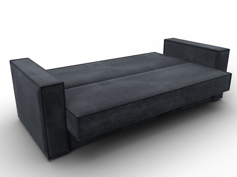 Диван-книжка Куба, Велюр, TOWER 11 темно-серый