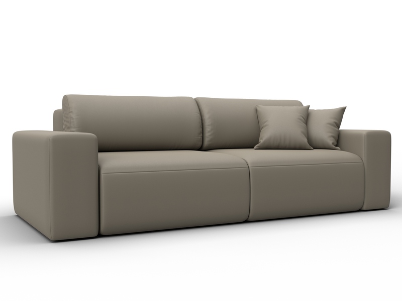 Диван прямой Лига-036 НПБ Классик, Экокожа, GRIFON 04 бежевый