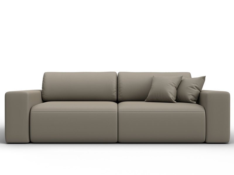 Диван прямой Лига-036 НПБ Классик, Экокожа, GRIFON 04 бежевый