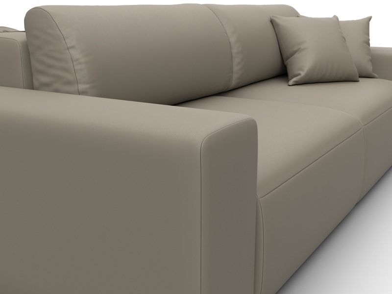 Диван прямой Лига-036 НПБ Классик, Экокожа, GRIFON 04 бежевый