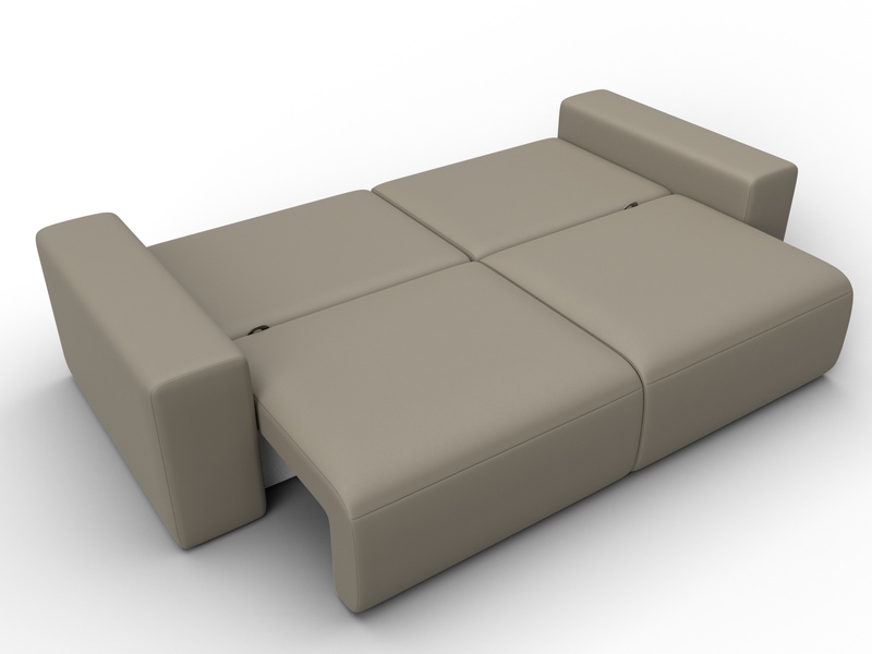 Диван прямой Лига-036 НПБ Классик, Экокожа, GRIFON 04 бежевый