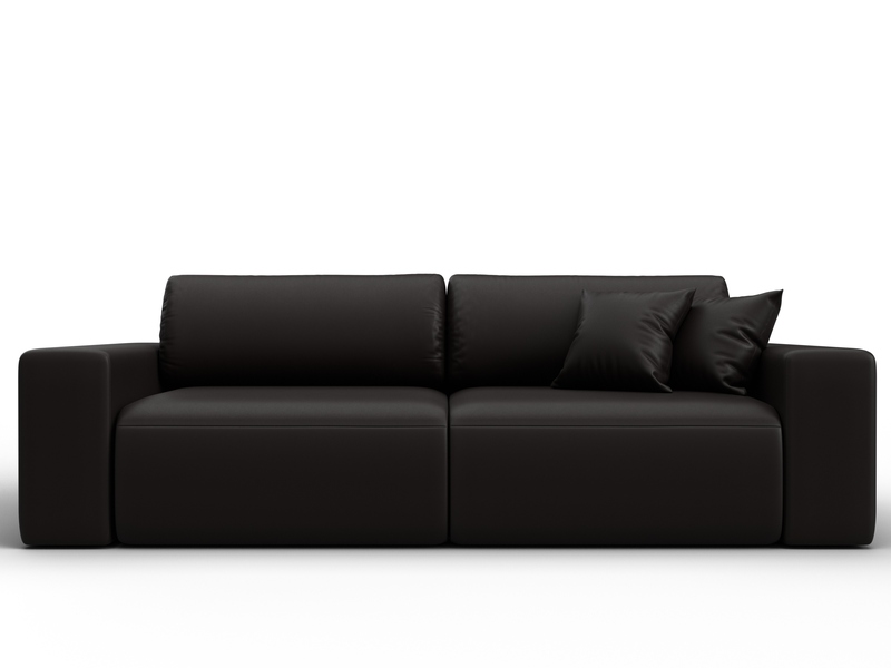 Диван прямой Лига-036 НПБ Классик, Экокожа, GRIFON 12 коричневый