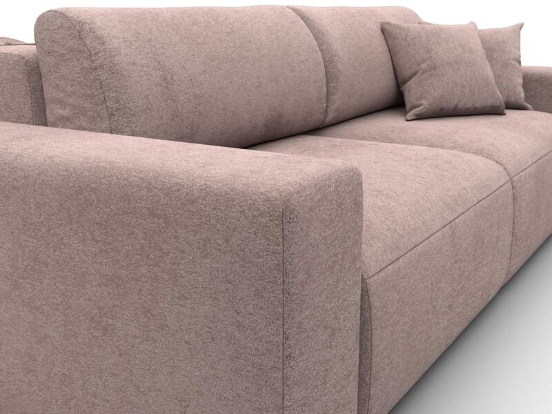 Диван прямой Лига-036 НПБ Классик, Велюр, TOWER 05 бежевый