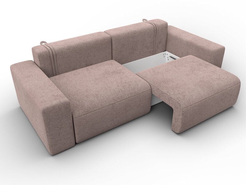 Диван прямой Лига-036 НПБ Классик, Велюр, TOWER 05 бежевый