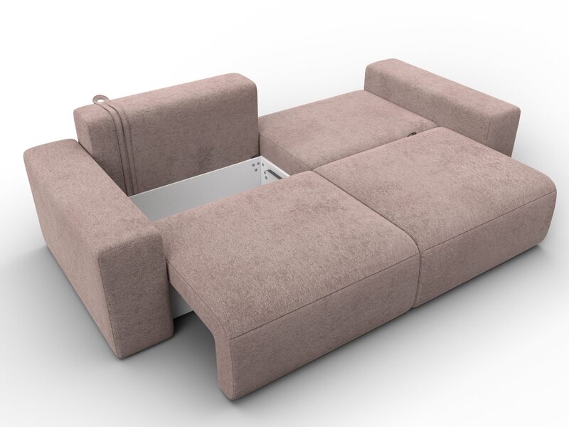 Диван прямой Лига-036 НПБ Классик, Велюр, TOWER 05 бежевый