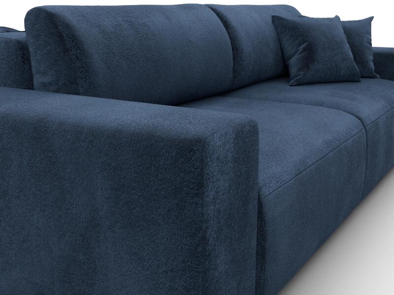 Диван прямой Лига-036 НПБ Классик, Велюр, TOWER 13 синий