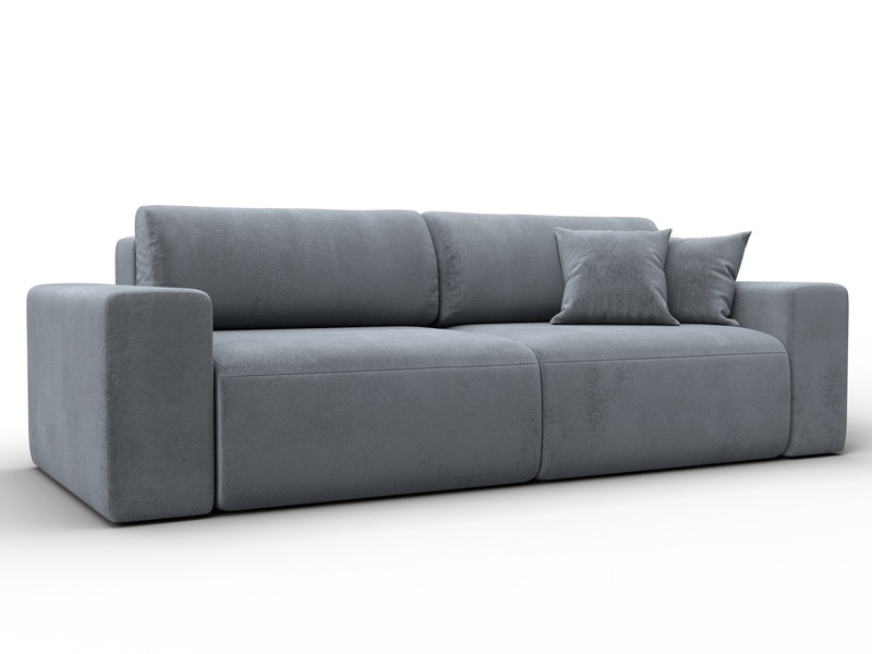 Диван прямой Лига-036 НПБ Классик, Велюр, TOWER 10 серый