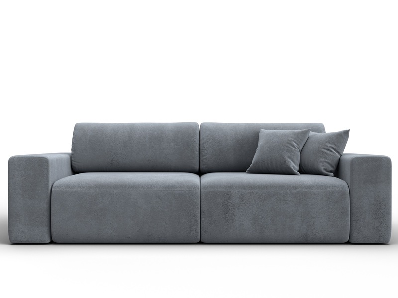 Диван прямой Лига-036 НПБ Классик, Велюр, TOWER 10 серый